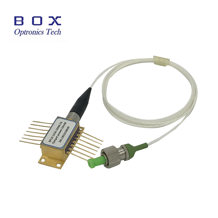 Diode laser à largeur de raie étroite de paquet de papillon de 1550nm 40mW 600Khz DFB