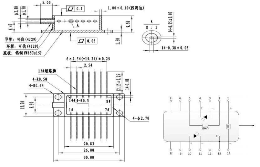 68nm 10mw Dfb Laser Diode For C2h2 Acetylene Detection